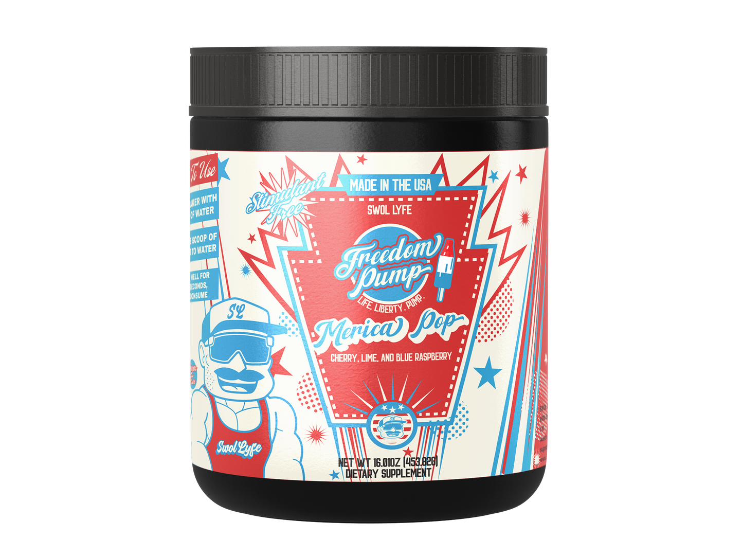 🗽 Freedom Pump – Non-Stim Pre-Workout 💥