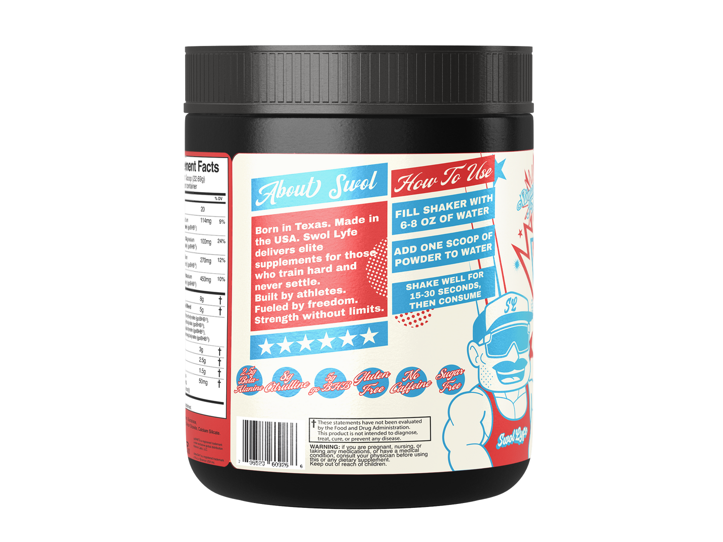 🗽 Freedom Pump – Non-Stim Pre-Workout 💥