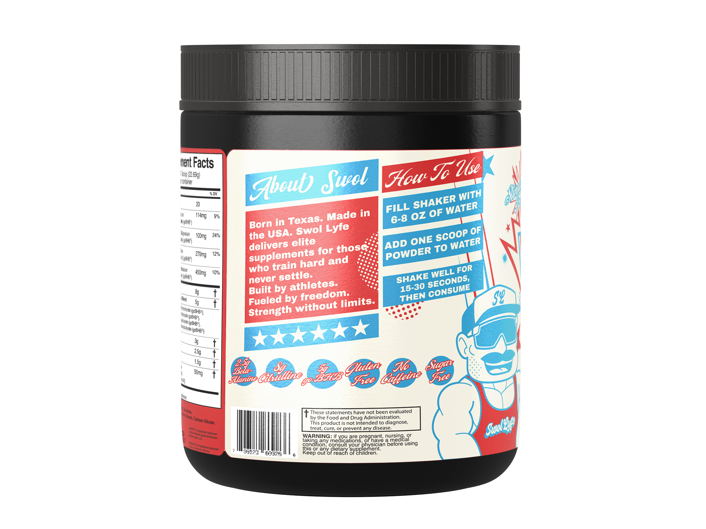 🗽 Freedom Pump – Non-Stim Pre-Workout 💥
