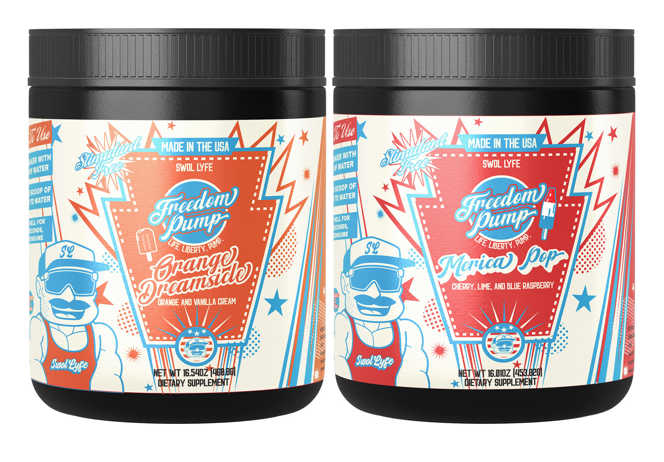 🗽 Freedom Pump – Non-Stim Pre-Workout 💥