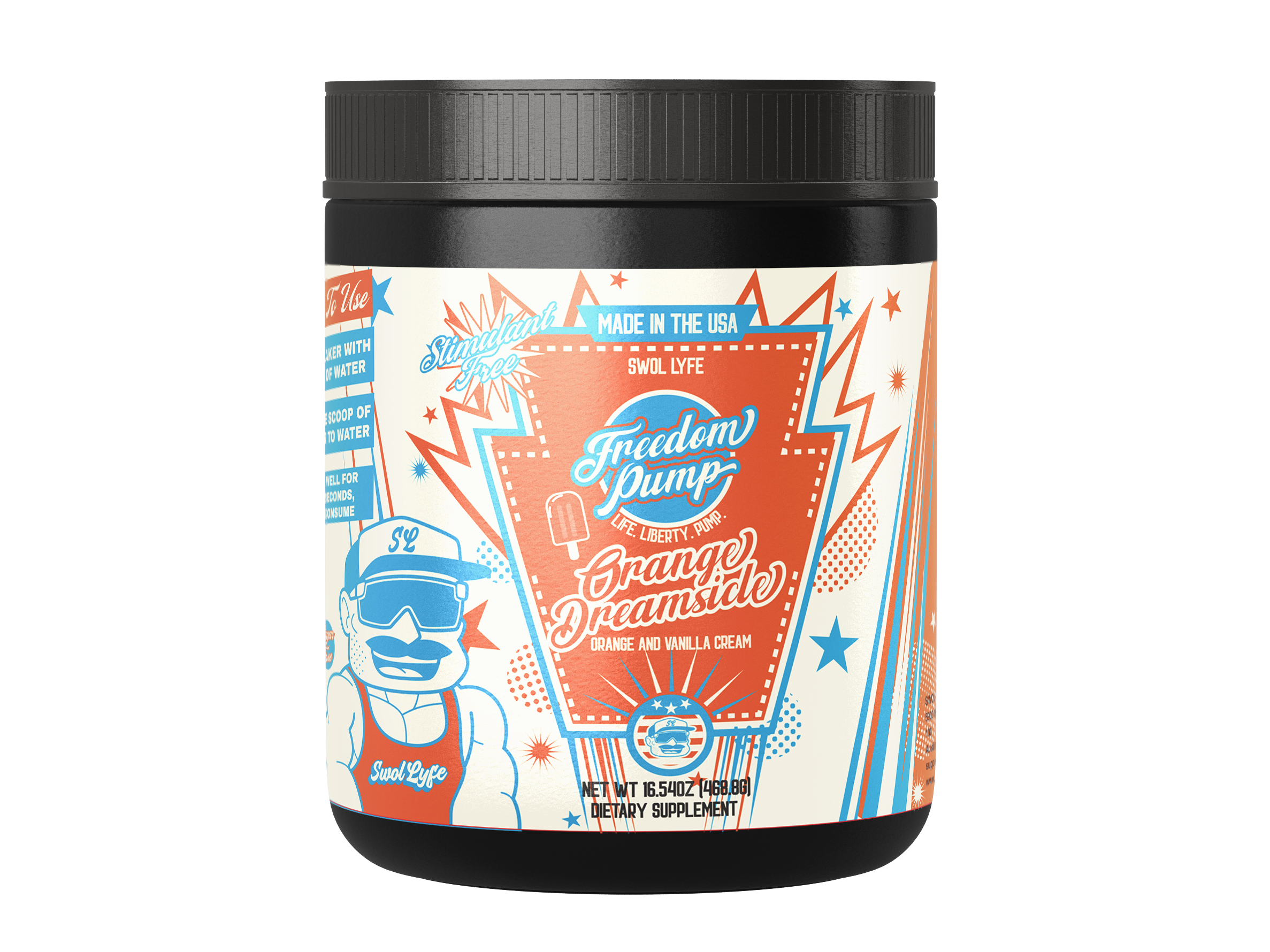 🗽 Freedom Pump – Non-Stim Pre-Workout 💥