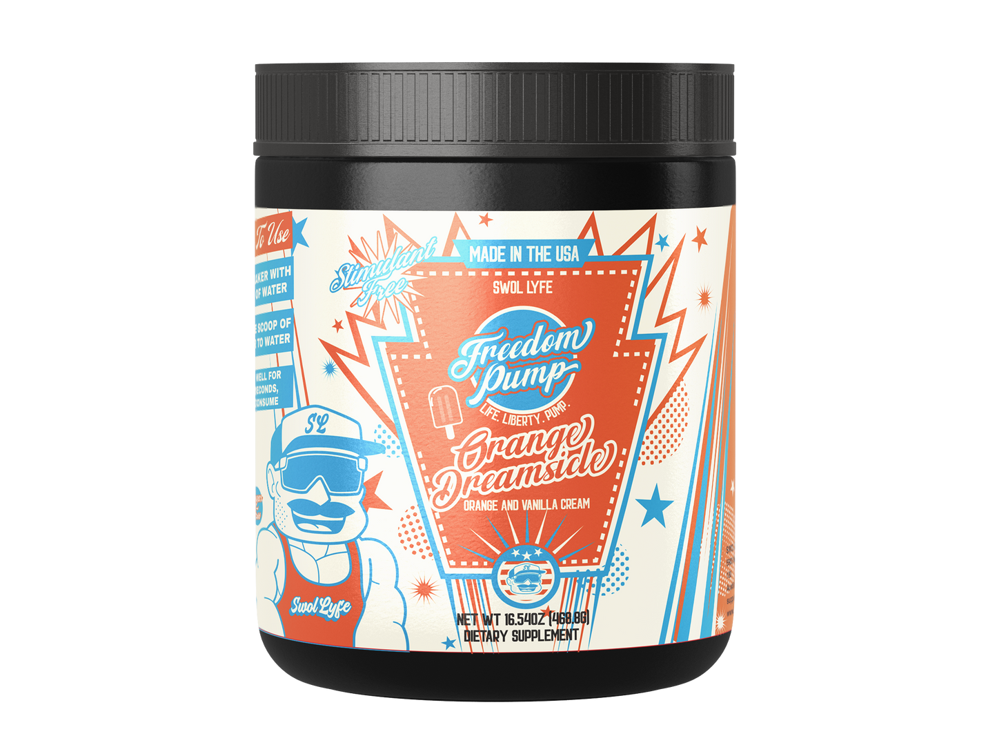 🗽 Freedom Pump – Non-Stim Pre-Workout 💥