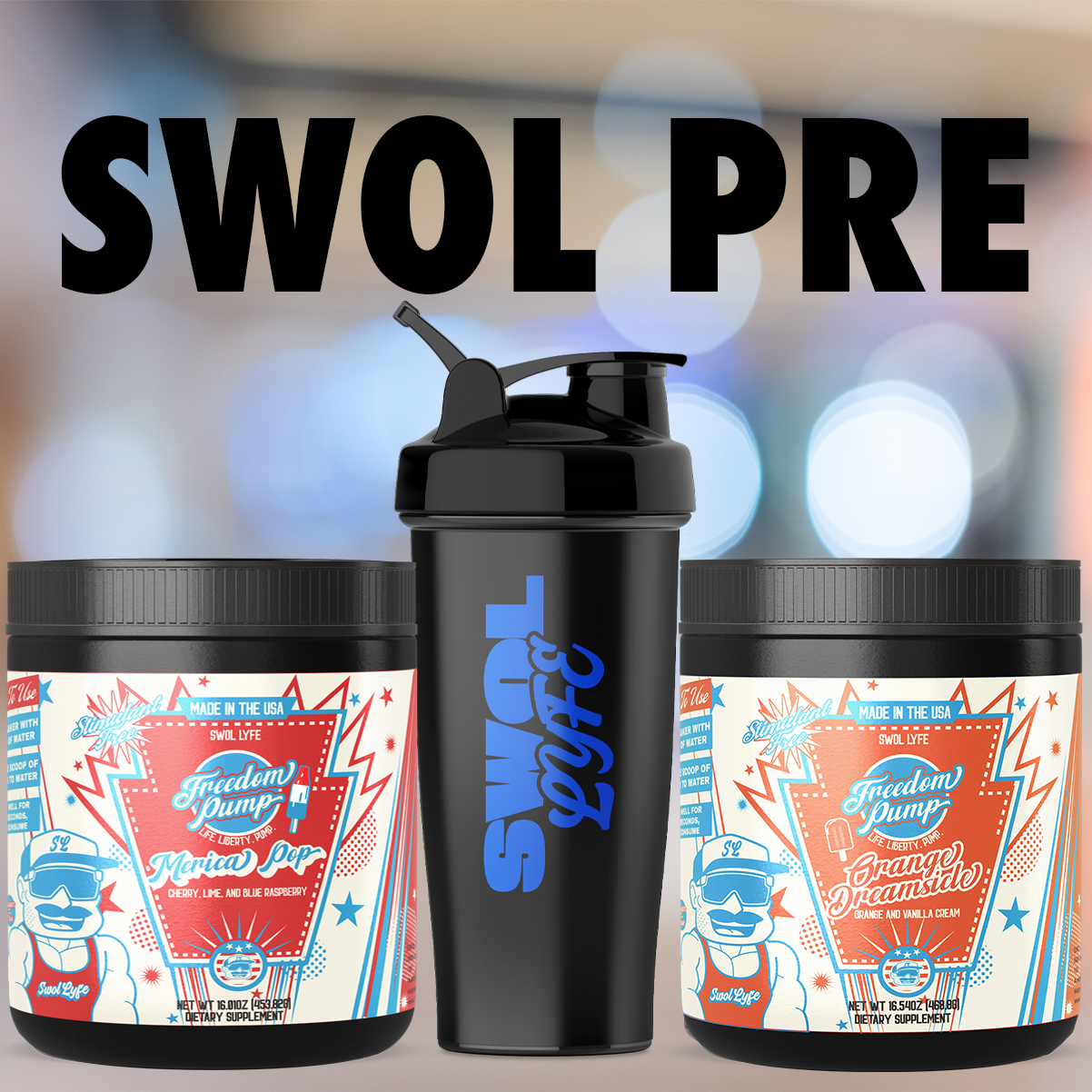 🗽 Freedom Pump – Non-Stim Pre-Workout 💥