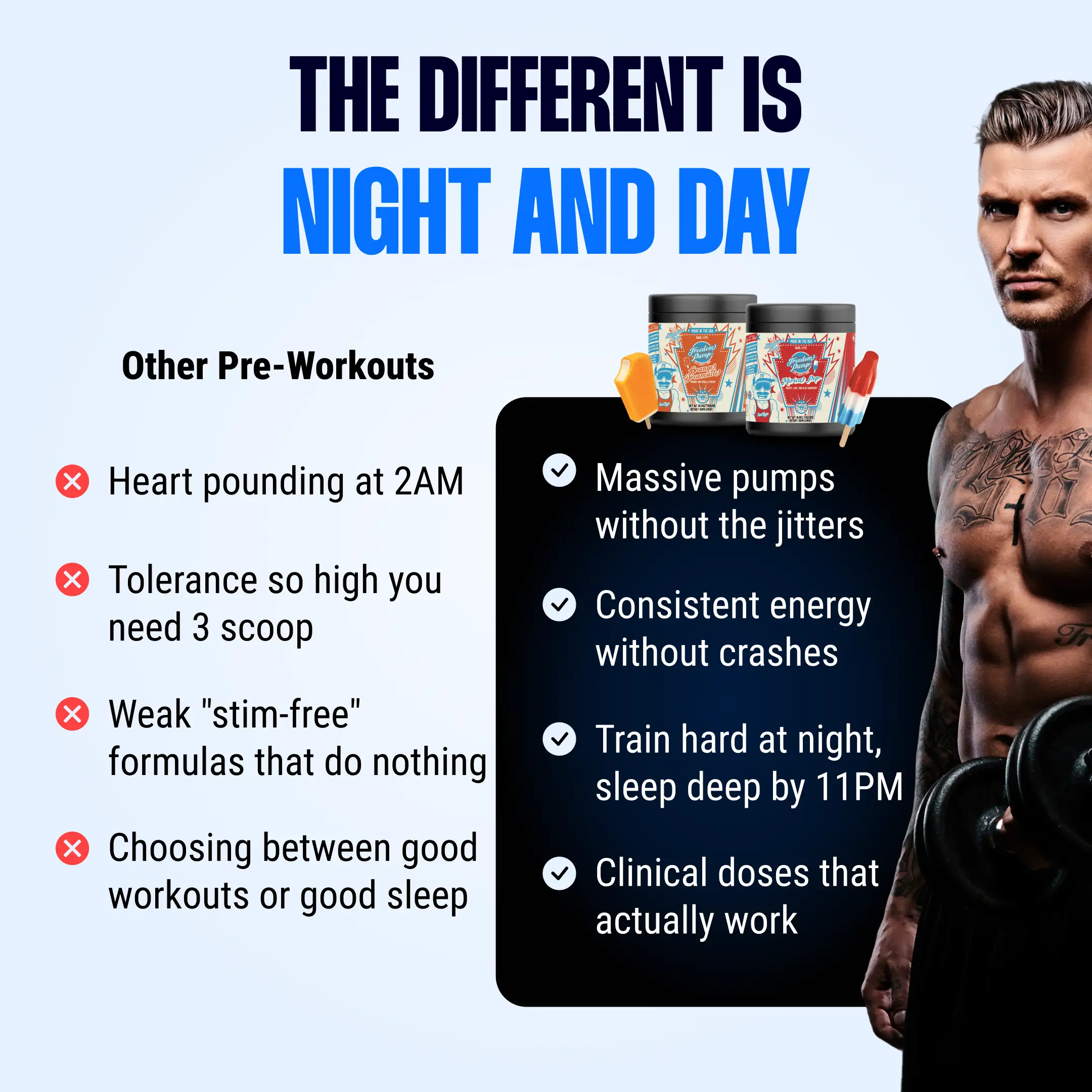 🗽 Freedom Pump – Non-Stim Pre-Workout 💥