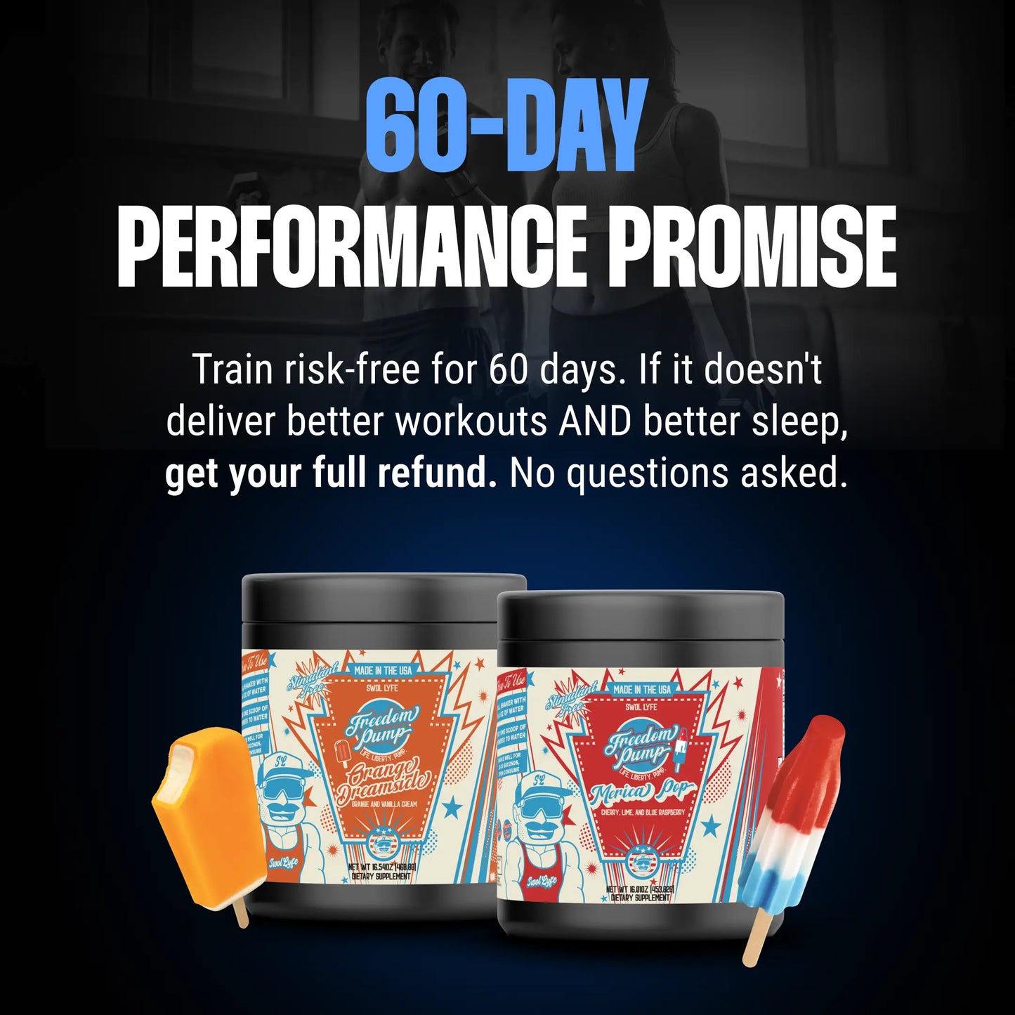 🗽 Freedom Pump – Non-Stim Pre-Workout 💥